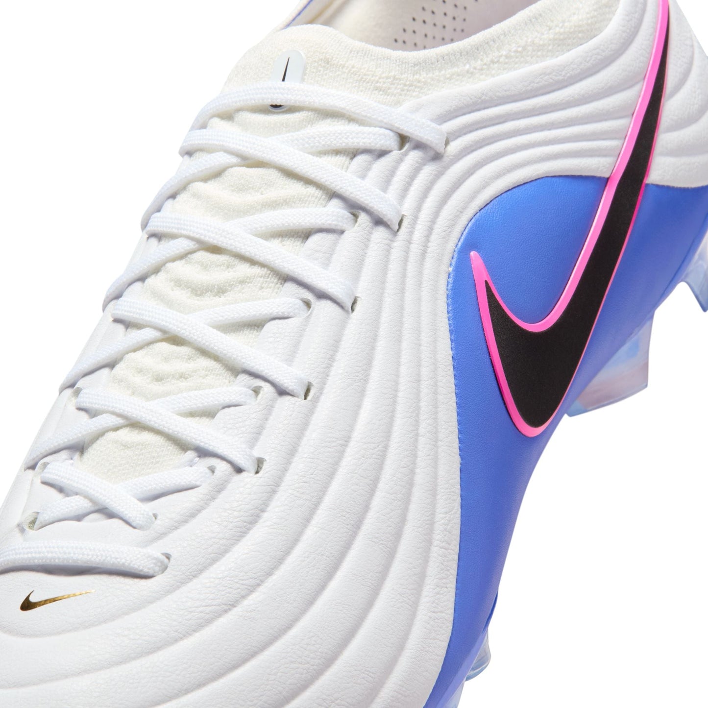 Nike Tiempo Maestro Elite FG Firm Ground Soccer Cleat - White/Black/Racer Blue/Pink Blast