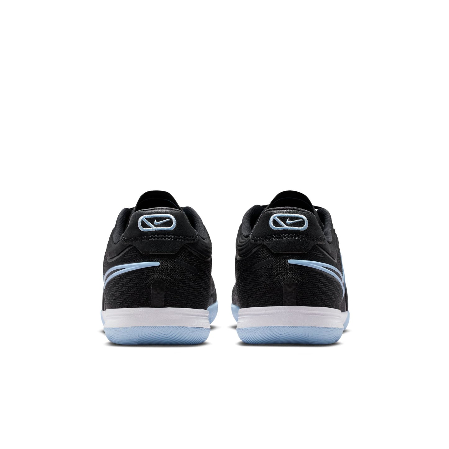 Nike Tiempo Reactgato IC Indoor Soccer Shoe - Black/Obsidian/Ice Blue