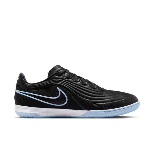 Nike Tiempo Reactgato IC Indoor Soccer Shoe - Black/Obsidian/Ice Blue