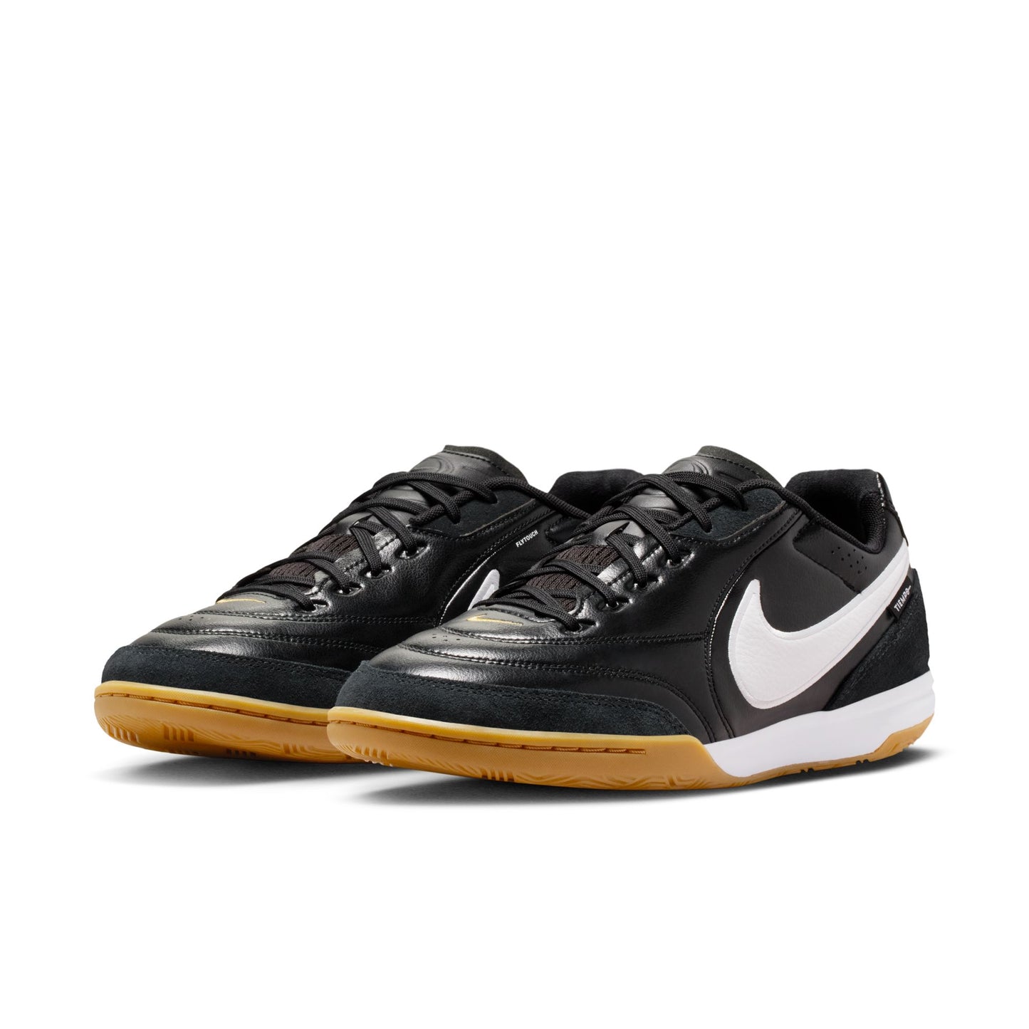 Nike Tiempo Streetgato IN Indoor/Court Low-Top Soccer Shoes-  Black/White
