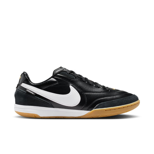 Nike Tiempo Streetgato IN Indoor/Court Low-Top Soccer Shoes-  Black/White