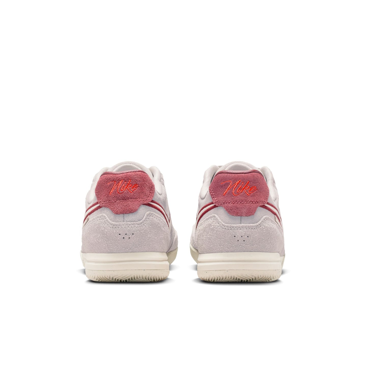Nike Tiempo Streetgato PRM IN Indoor/Court Low-Top Soccer Shoe - Moon Particle/Chalk/Team Red