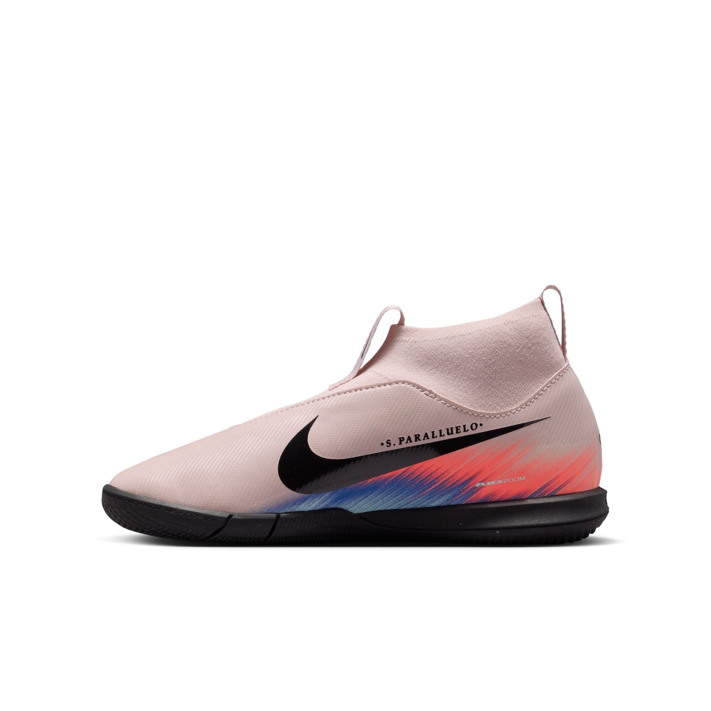 Nike United Junior Mercurial Superfly 10 Academy IC Indoor Soccer Shoe - Silt Red/Racer Blue