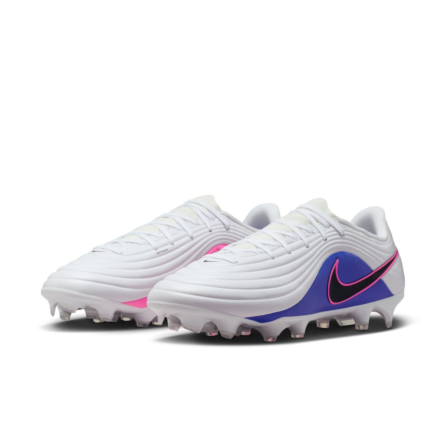 Nike Tiempo Maestro Academy FG Firm Ground Soccer Cleat - White/Black/Racer Blue/Pink Blast