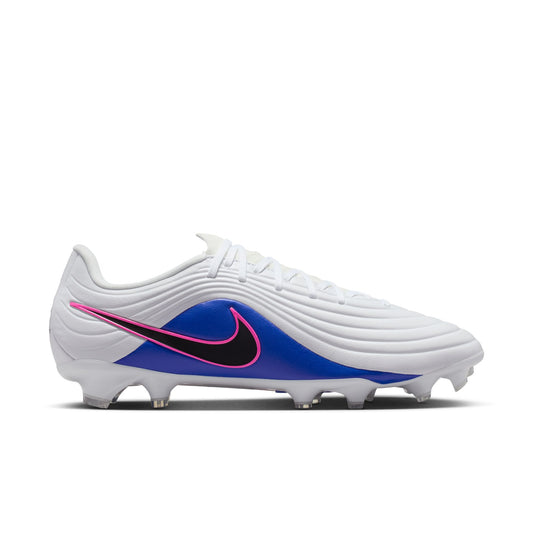 Nike Tiempo Maestro Academy FG Firm Ground Soccer Cleat - White/Black/Racer Blue/Pink Blast