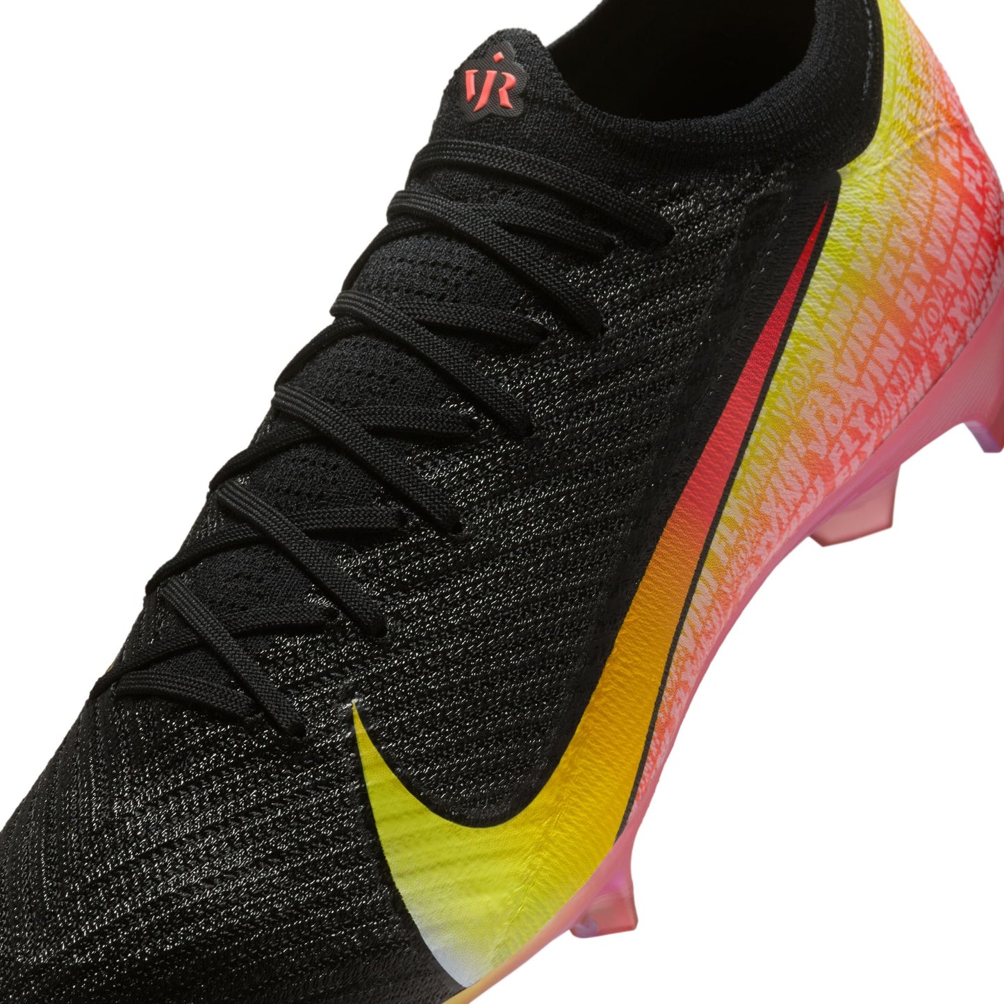 Nike Mercurial Vapor 16 Elite Vini JR FG Firm Ground Soccer Cleat - Black/Dynamic/Yellow-Green/Spark-Soar