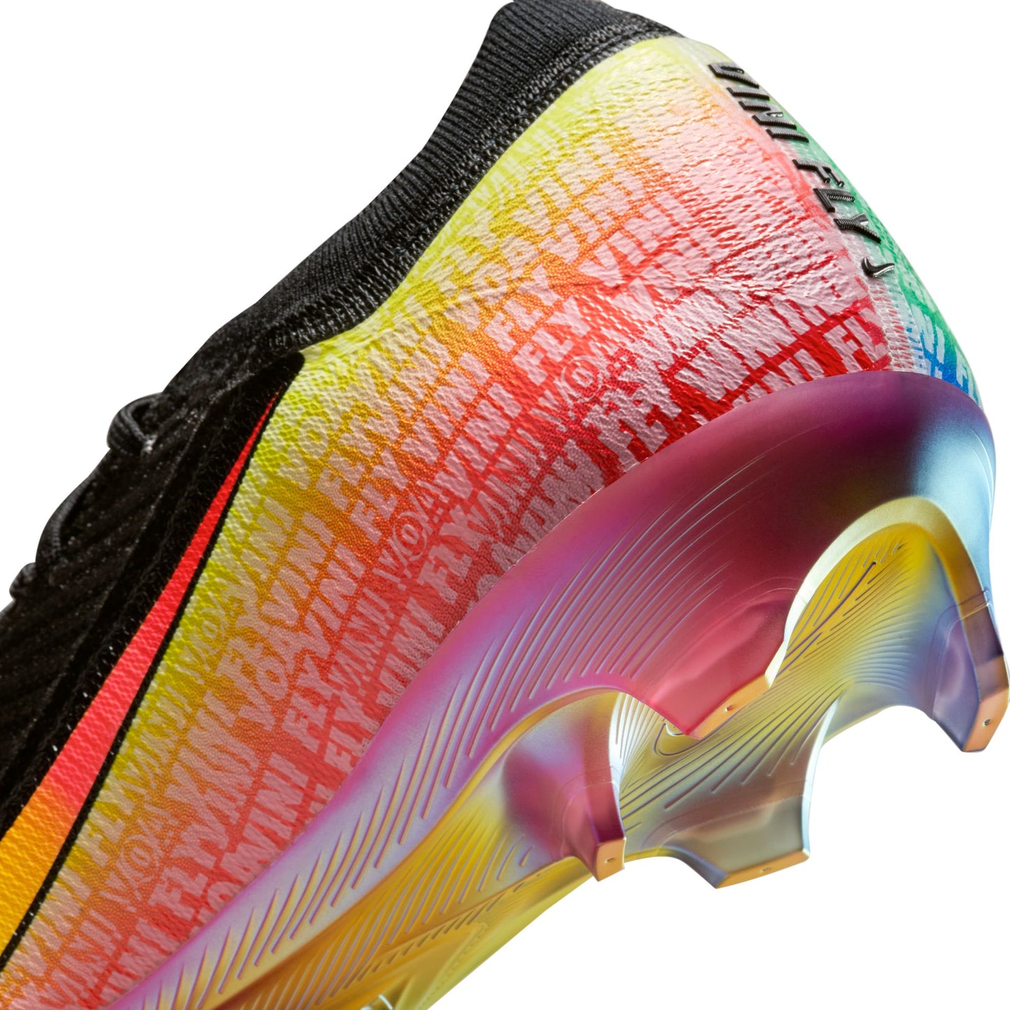 Nike Mercurial Vapor 16 Elite Vini JR FG Firm Ground Soccer Cleat - Black/Dynamic/Yellow-Green/Spark-Soar