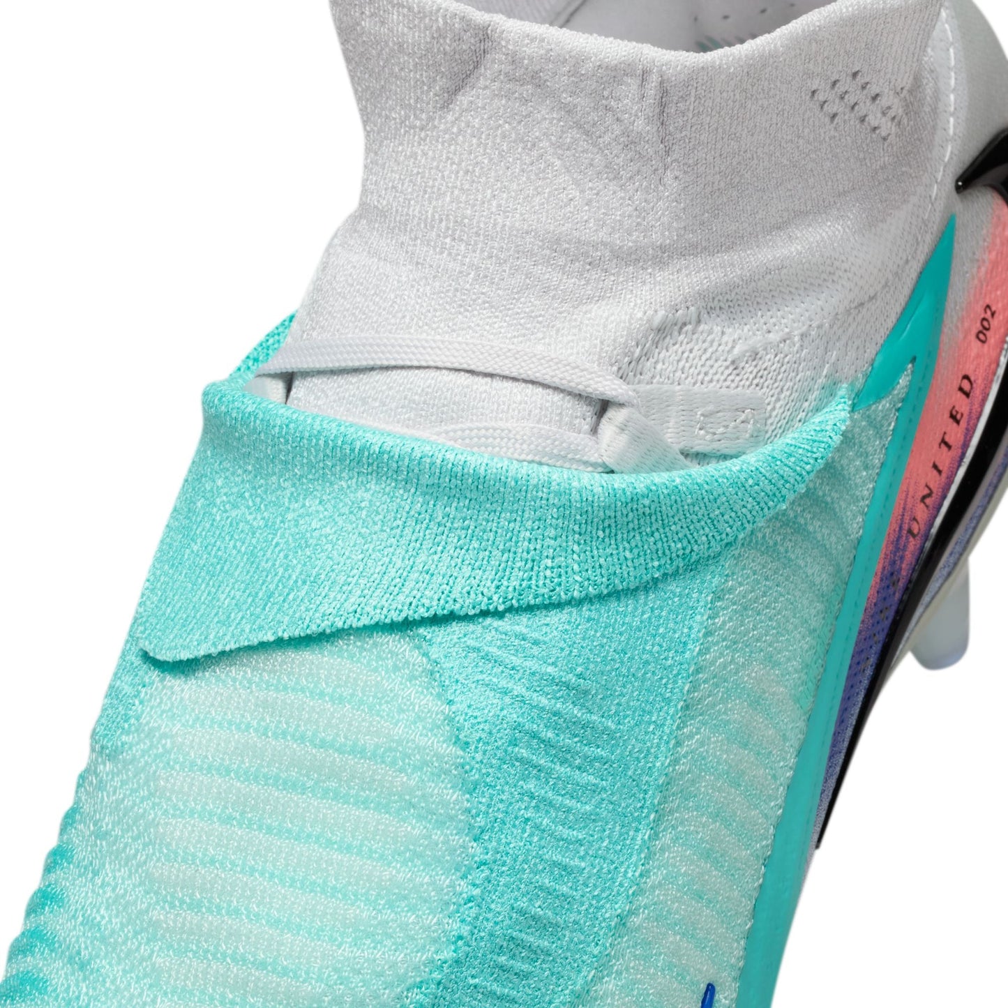 Nike United Phantom 6 High Elite FG Firm Ground Soccer Cleats- Pistachio Frost/Hyper Orange