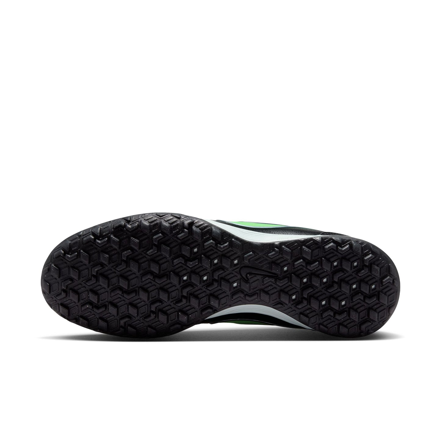 Nike Tiempo Ligera Pro Turf Low-Top Soccer Shoes - Black/Black/Illusion Green