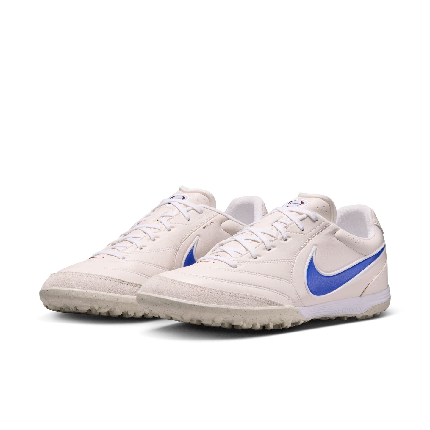 Nike Tiempo Ligera Pro TF Turf Soccer Cleats- Chalk/Racer Blue/White