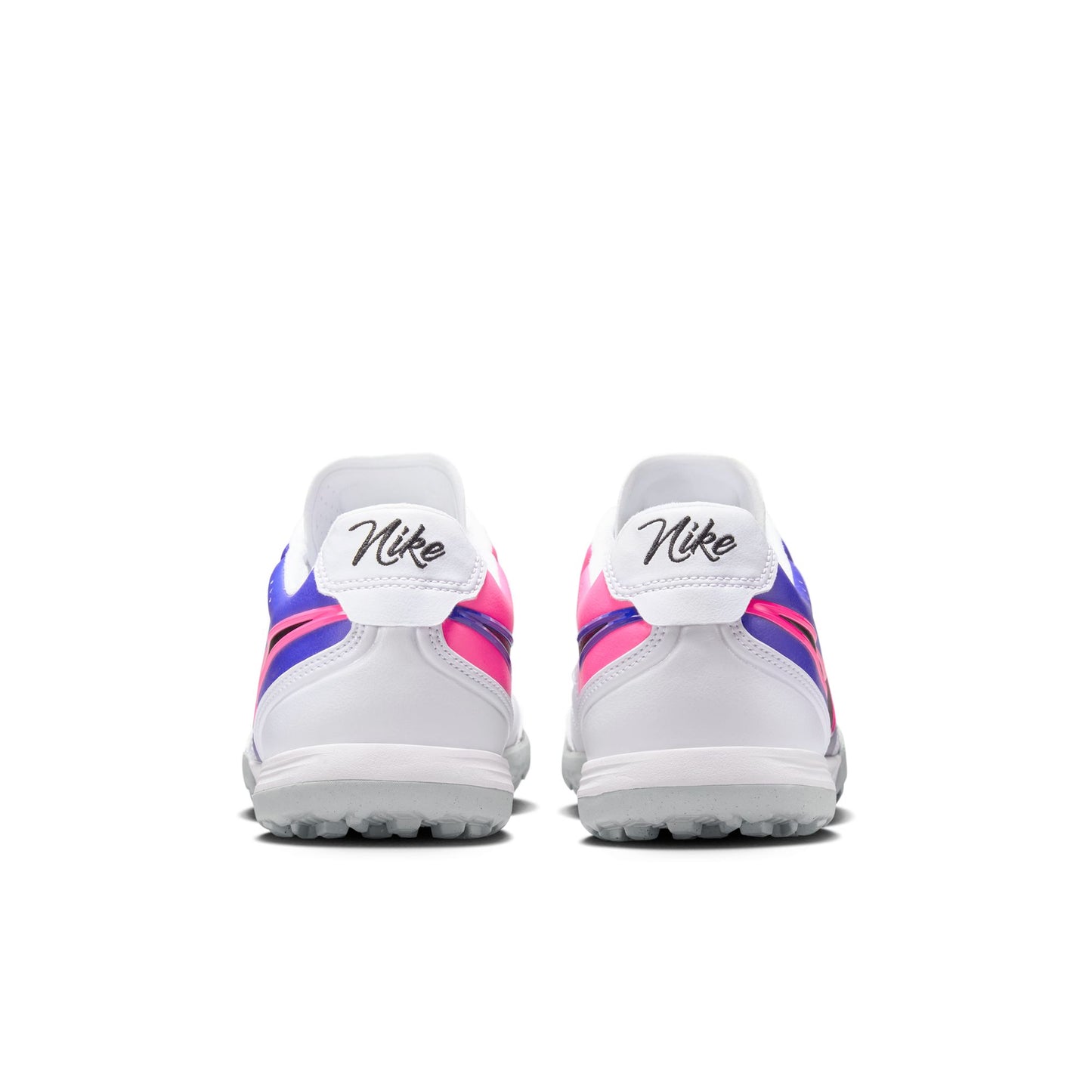 Nike Tiempo Ligera Pro TF Turf Soccer Cleat - White/Black/Racer Blue/Pink Blast