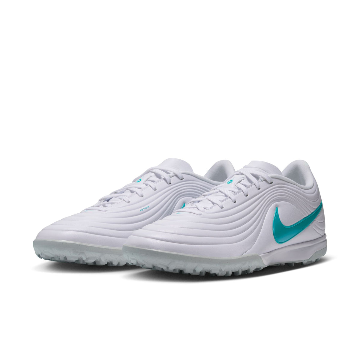 Nike Tiempo Maestro Academy TF Turf Soccer Cleat - White/Dusty Cactus/White