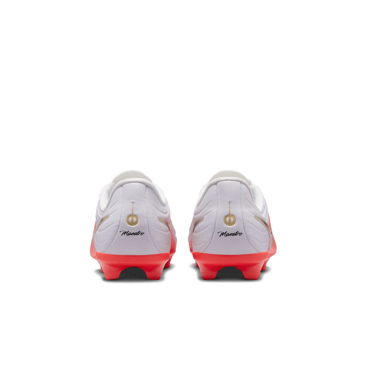 Nike Junior Tiempo Maestro Academy FG Firm Ground Soccer Cleat - White/Blur/Bright Crimson