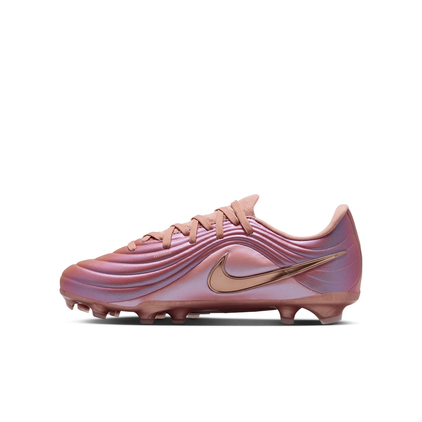 Nike Junior Tiempo Maestro LE Academy FG Firm Ground Soccer Cleat - Metallic Red Bronze/Metallic Rose Gold