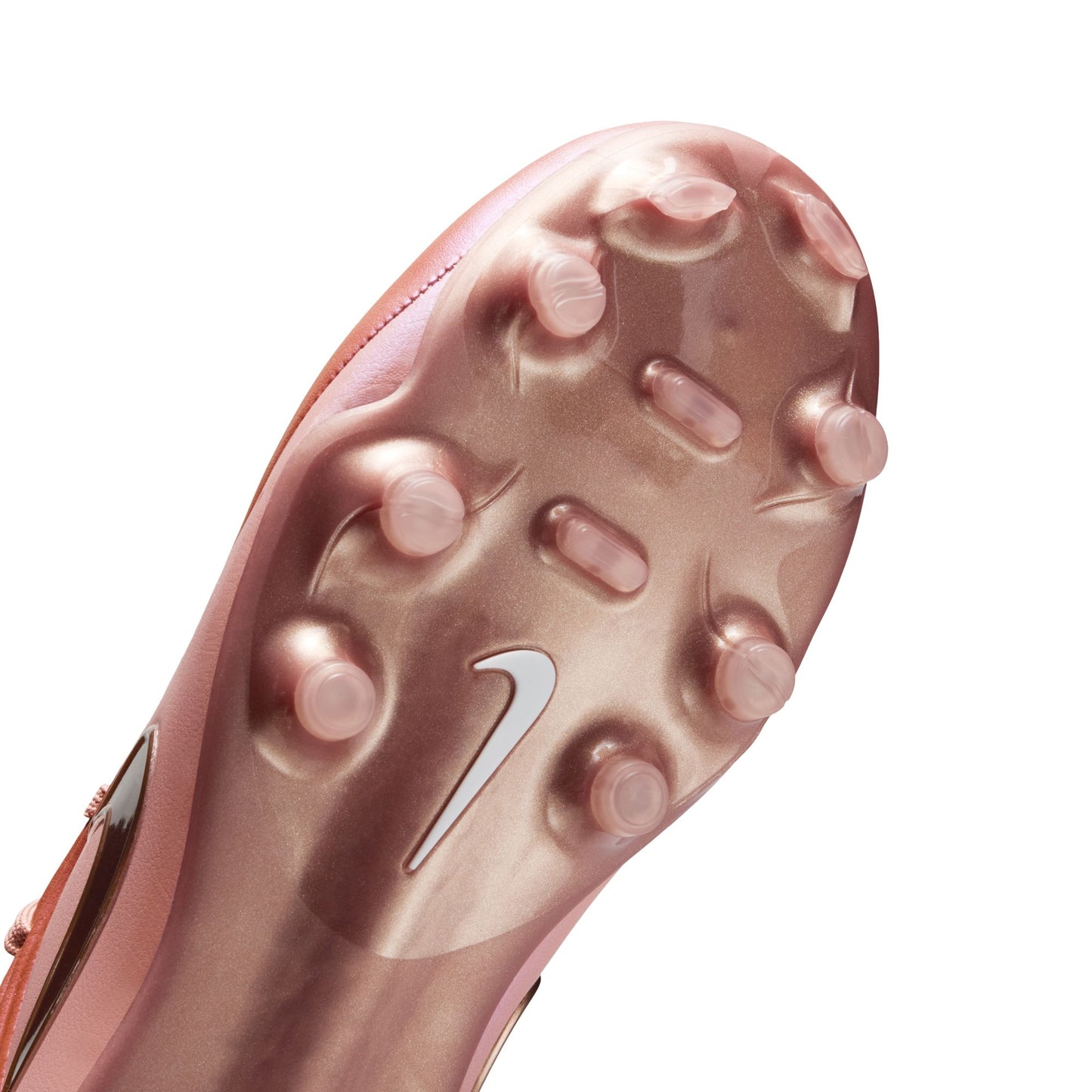 Nike Junior Tiempo Maestro LE Academy FG Firm Ground Soccer Cleat - Metallic Red Bronze/Metallic Rose Gold