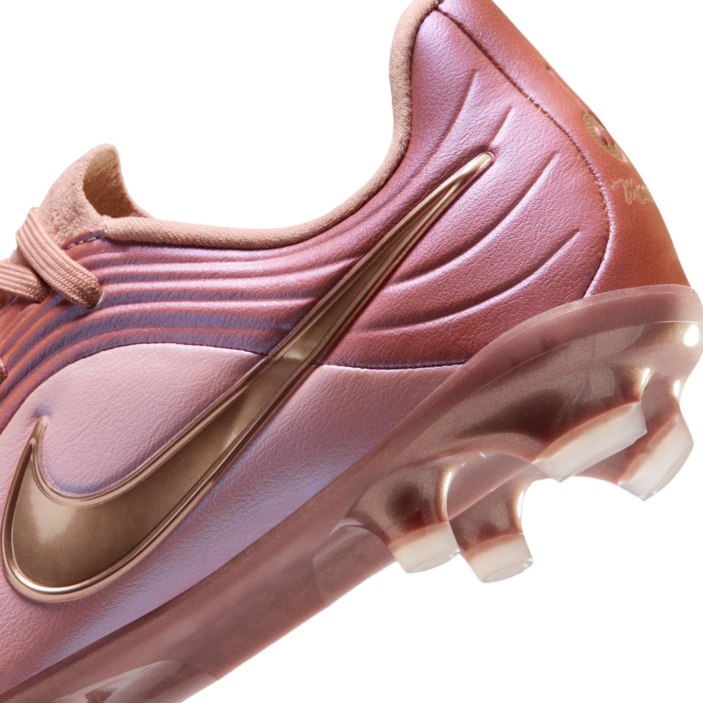 Nike Junior Tiempo Maestro LE Academy FG Firm Ground Soccer Cleat - Metallic Red Bronze/Metallic Rose Gold