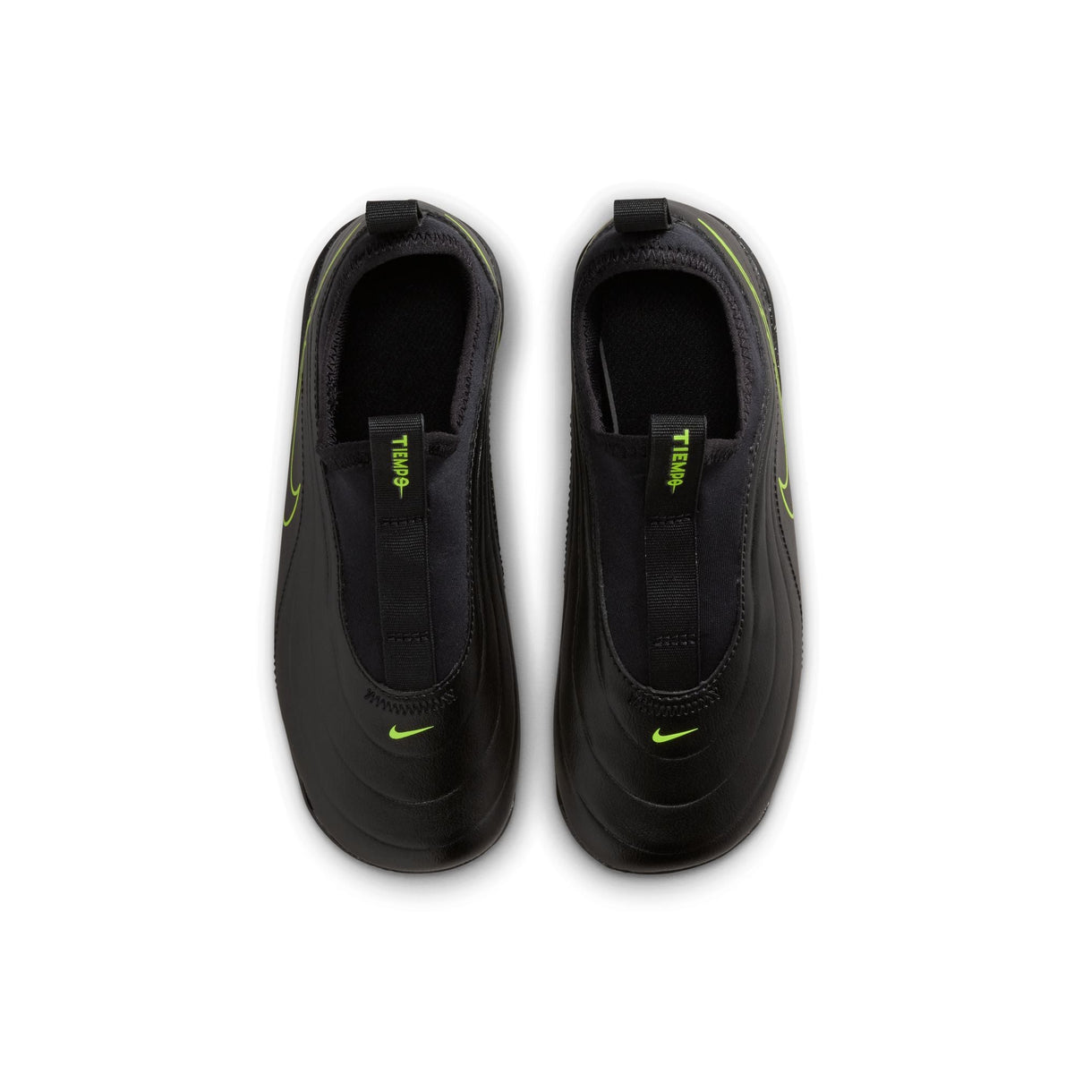 Nike Junior Tiempo Maestro Club FG Firm Ground Soccer Cleat - Black/Black/Volt
