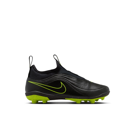 Nike Junior Tiempo Maestro Club FG Firm Ground Soccer Cleat - Black/Black/Volt