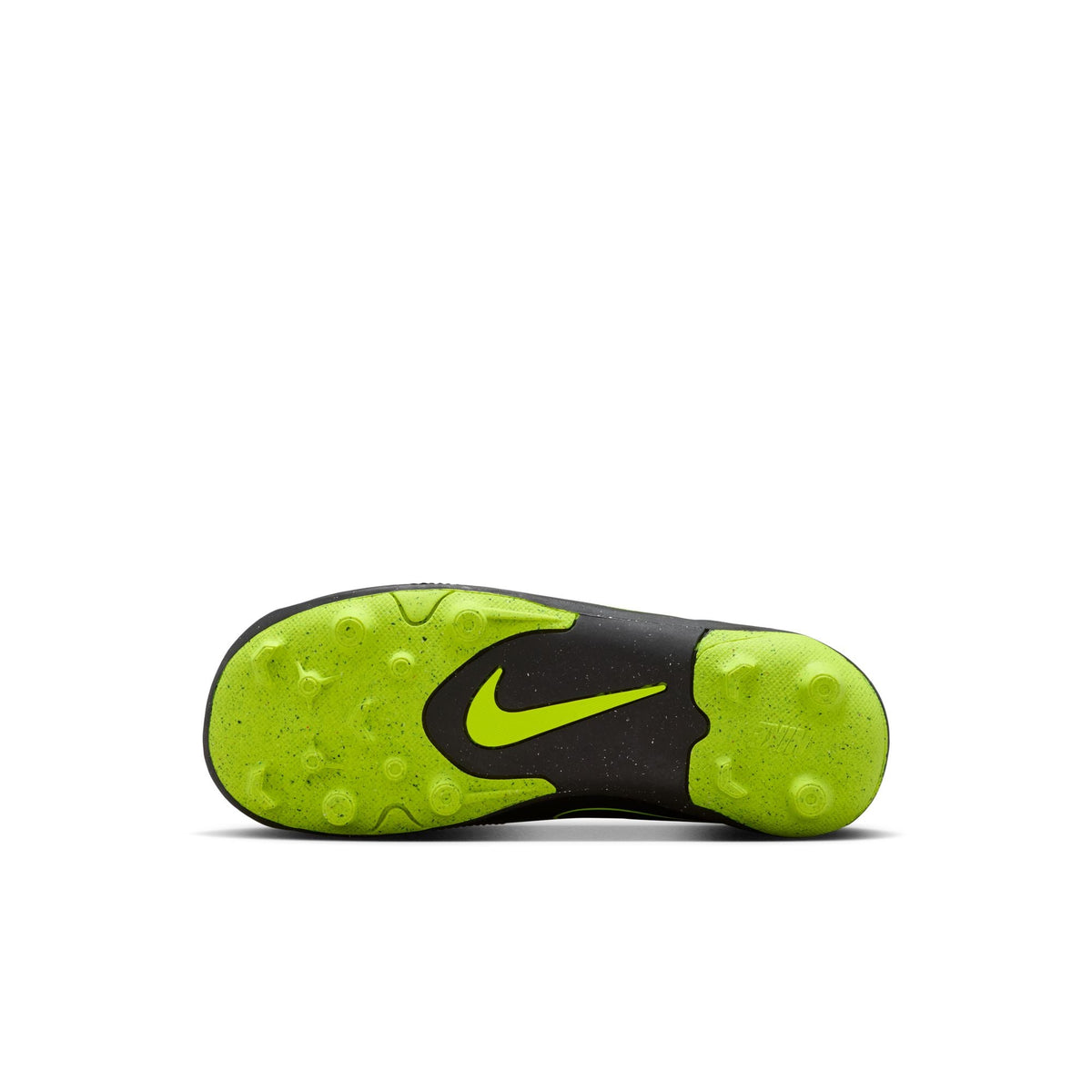 Nike Junior Tiempo Maestro Club FG Firm Ground Soccer Cleat - Black/Black/Volt