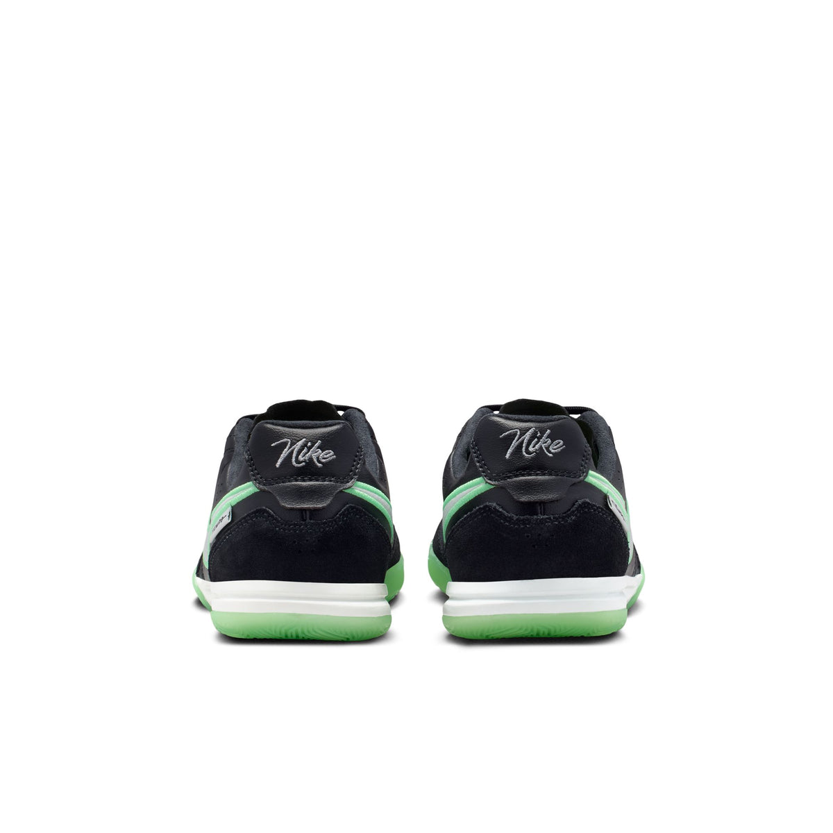 Nike Junior Tiempo Streetgato IN Indoor Soccer Shoe - Black/Black/Illusion Green