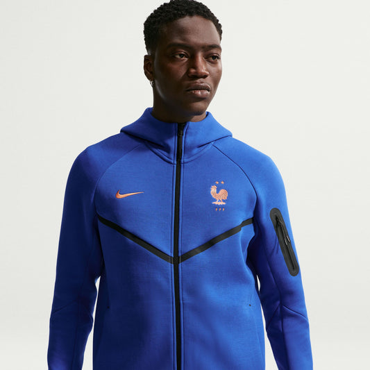 Men's Nike Soccer Full-Zip Hoodie France Tech Fleece Windrunner