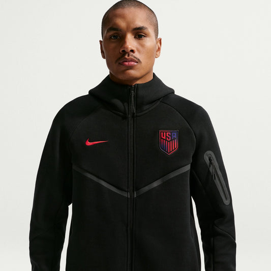 Men's Nike Soccer Full-Zip Hoodie USMNT Tech Fleece Windrunner