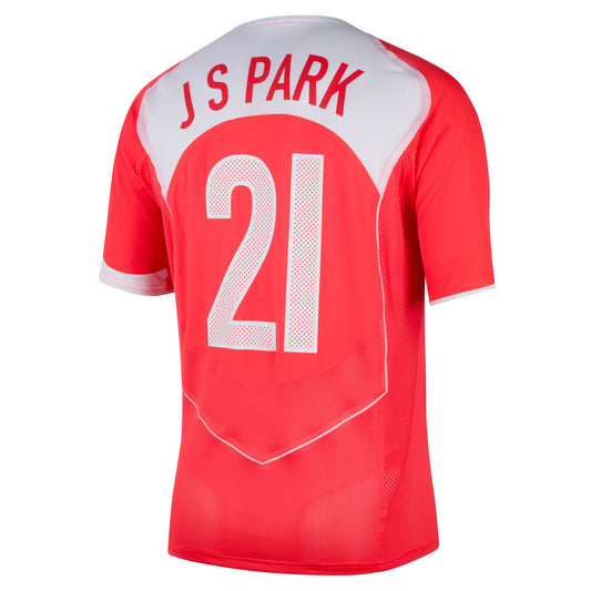 Men's Nike Total 90 South Korea 2004 Reissue Park Ji Sung 21 Jersey