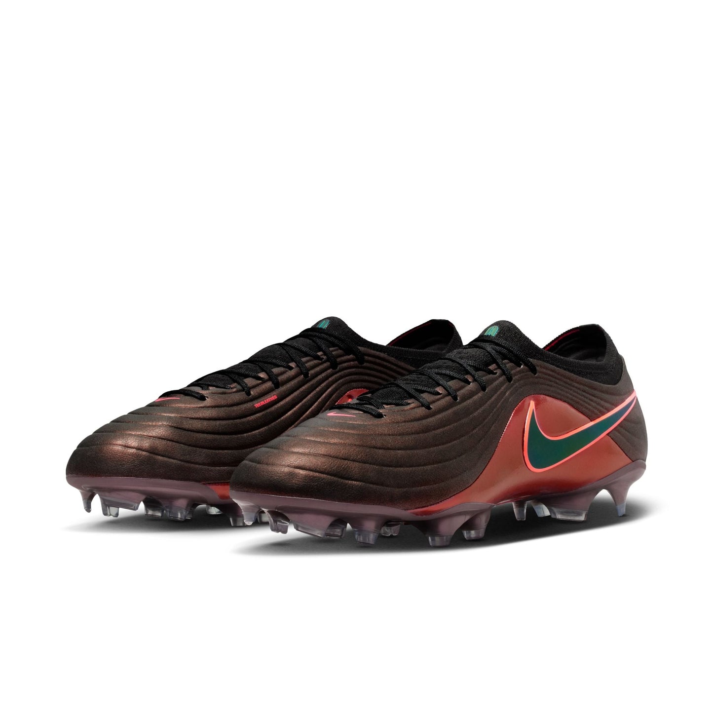 Nike Tiempo Maestro Elite LV8 FG Firm Ground Soccer Cleat - Black/Laser Orange/Hyper Crimson