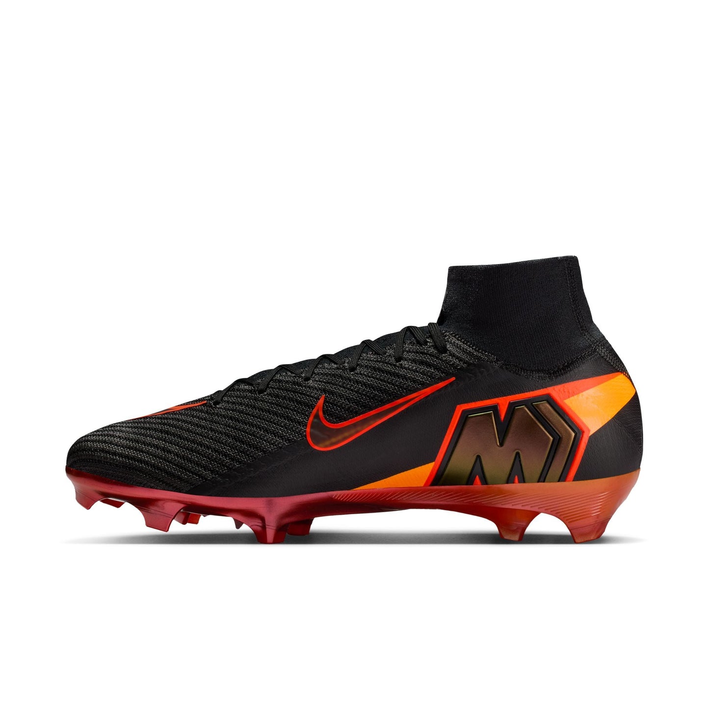 Nike Air Zoom Mercurial Superfly 10 Elite LV8 FG Firm Ground Soccer Cleat - Black/Hyper Crimson