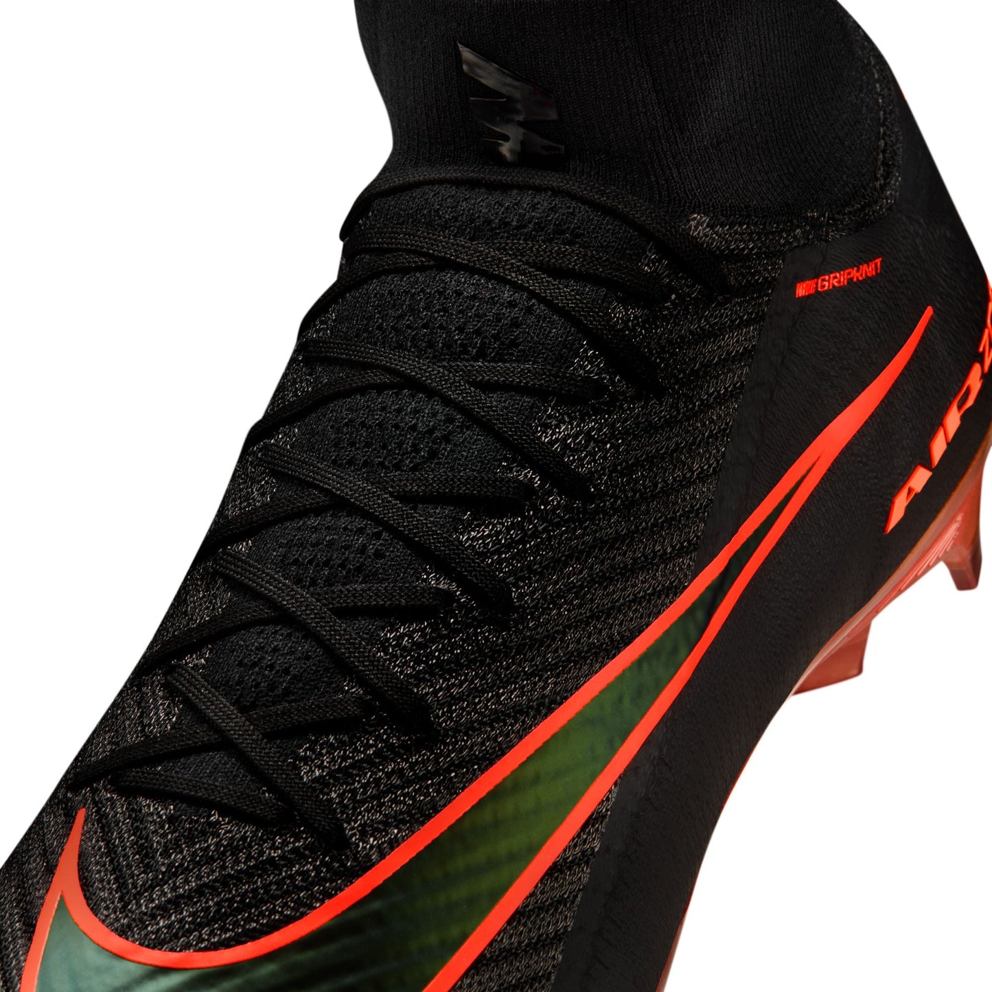 Nike Air Zoom Mercurial Superfly 10 Elite LV8 FG Firm Ground Soccer Cleat - Black/Hyper Crimson