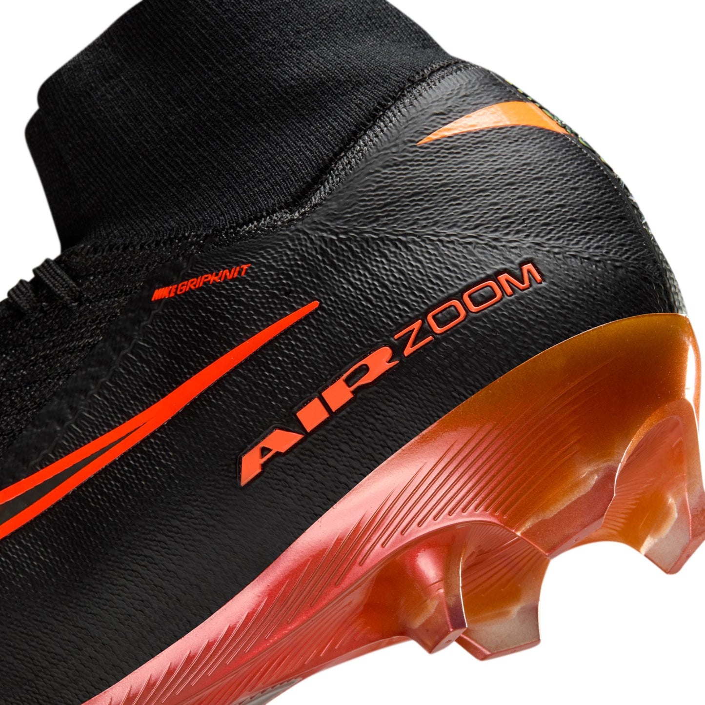 Nike Air Zoom Mercurial Superfly 10 Elite LV8 FG Firm Ground Soccer Cleat - Black/Hyper Crimson