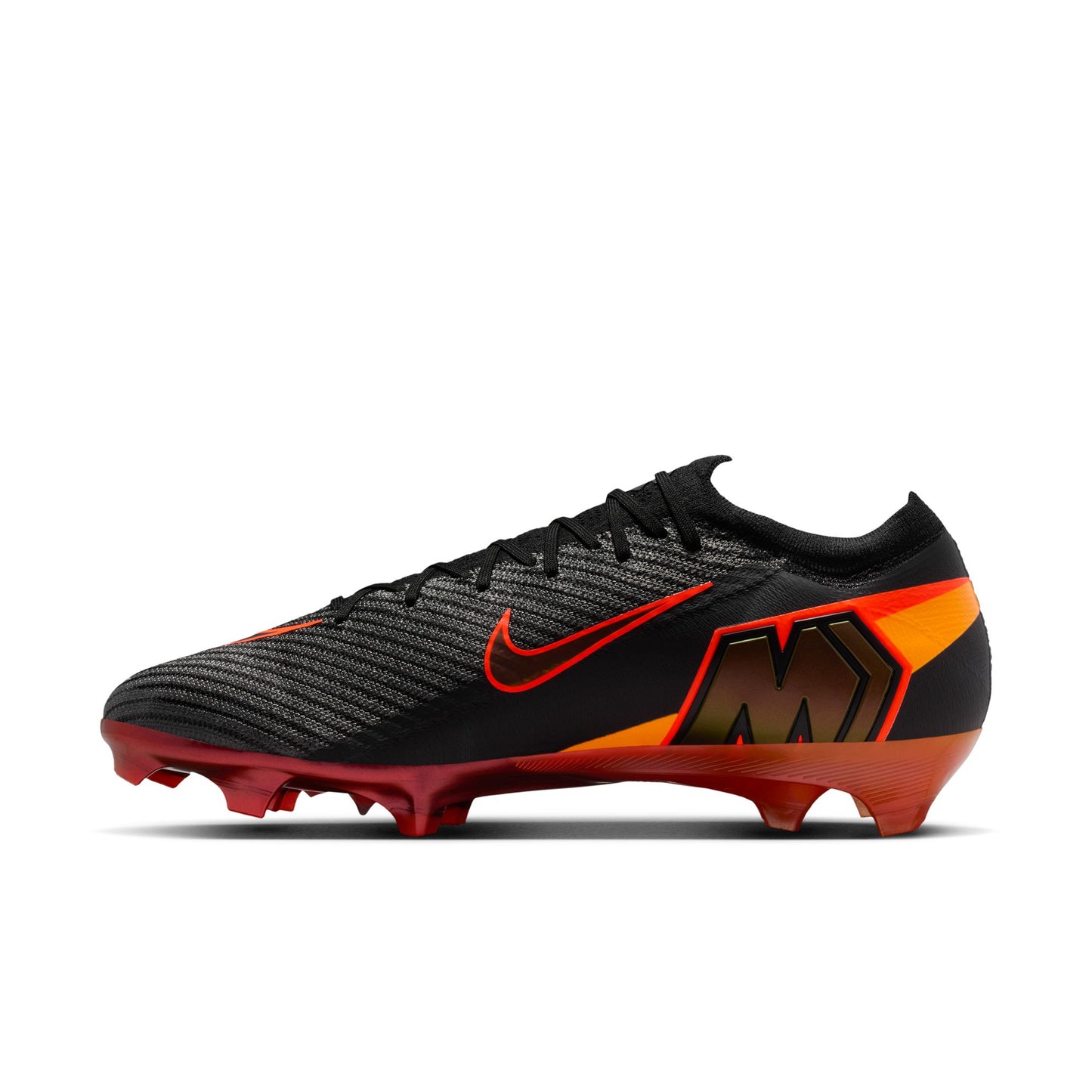 Nike Air Zoom Mercurial Vapor 16 Elite LV8 FG Firm Ground Soccer Cleat - Black/Hyper Crimson