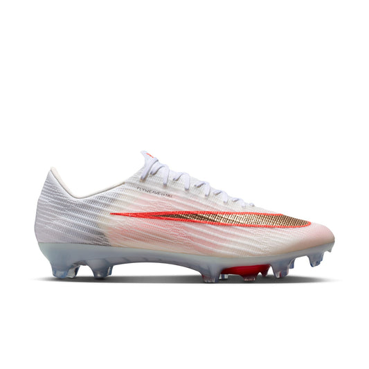 Nike Air Zoom Mercurial Superfly 11 Elite FG Firm-Ground Low-Top Soccer Cleats- White/Blur/ Bright Crimson