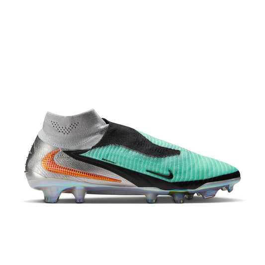 Nike Phantom 6 High Elite FG/MG Soccer Cleat - Chrome/Black