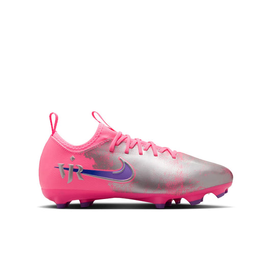 Nike Junior "Vini Jr" Mercurial Vapor Academy FG Firm Ground Soccer Cleat - Sunset Pulse/Old Royal