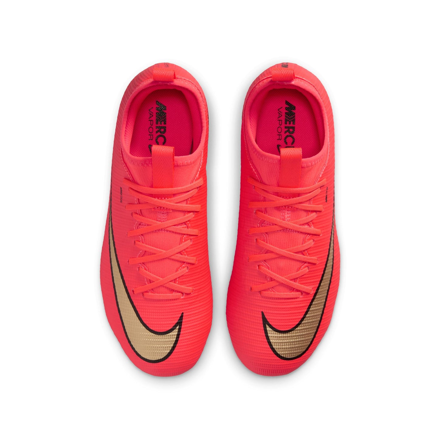 Nike Junior Mercurial Vapor 17 Academy FG Firm Ground Soccer Cleat - Bright Crimson/Blur