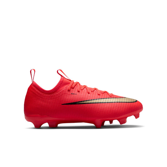 Nike Junior Mercurial Vapor 17 Academy FG Firm Ground Soccer Cleat - Bright Crimson/Blur