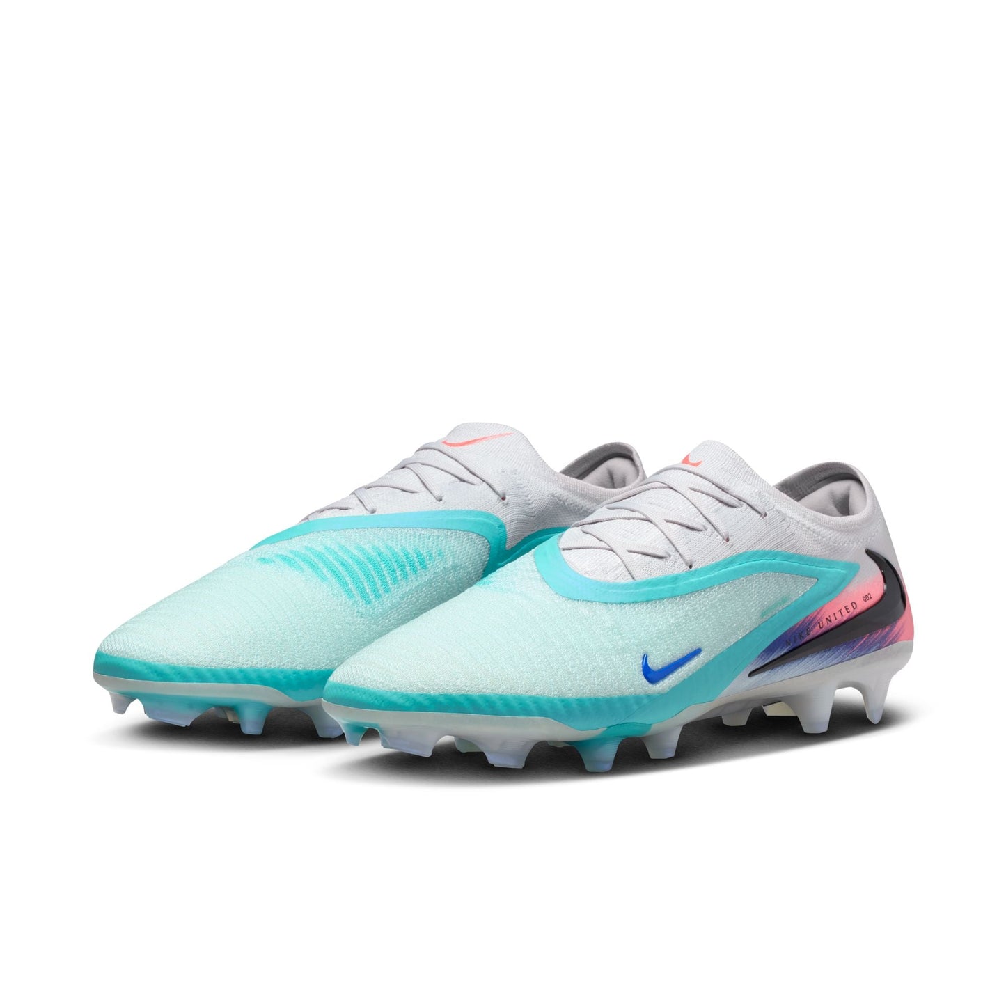 Nike United Phantom 6 Low Elite FG Firm Ground Soccer Cleat - Pistachio Frost/Hyper Orange