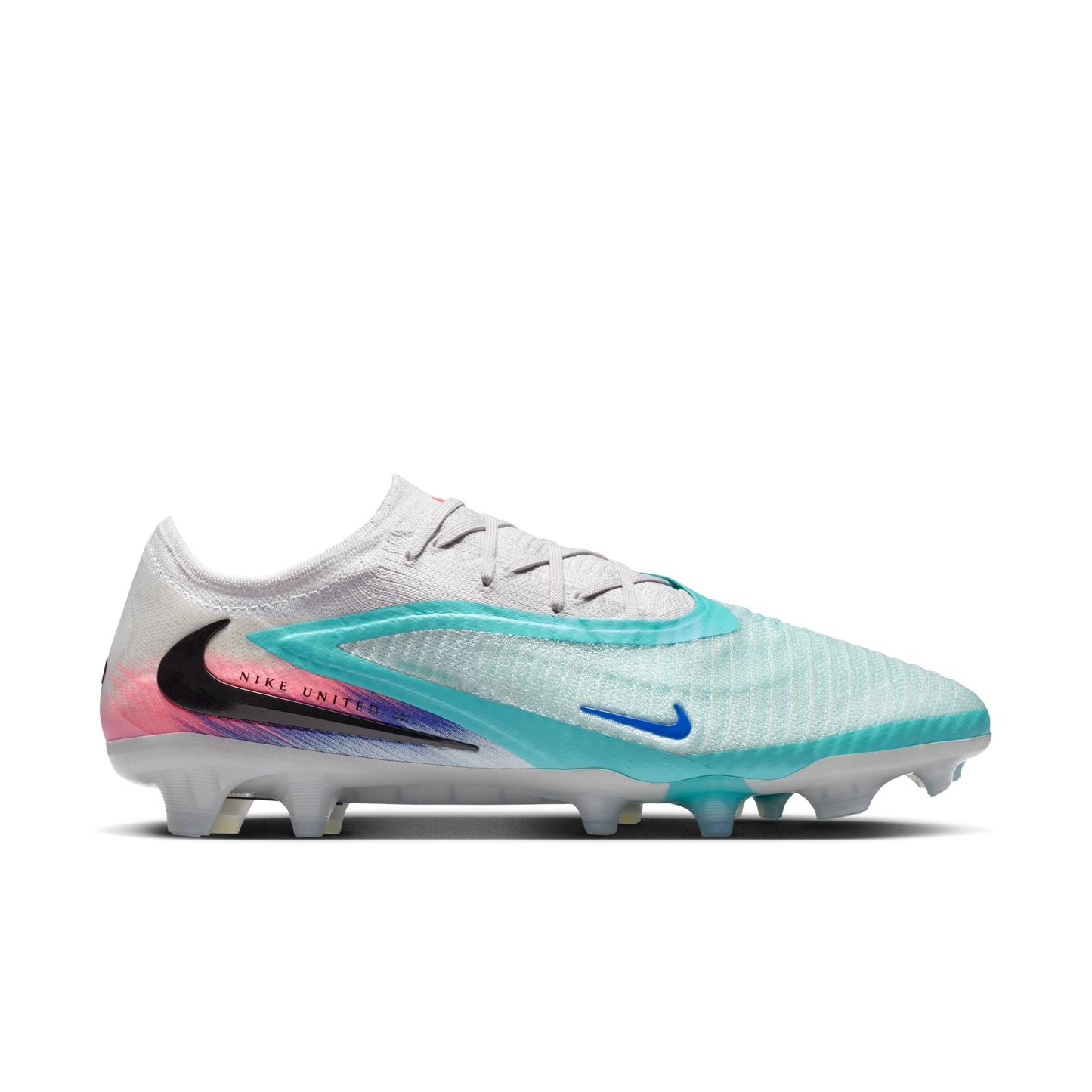 Nike United Phantom 6 Low Elite FG Firm Ground Soccer Cleat - Pistachio Frost/Hyper Orange