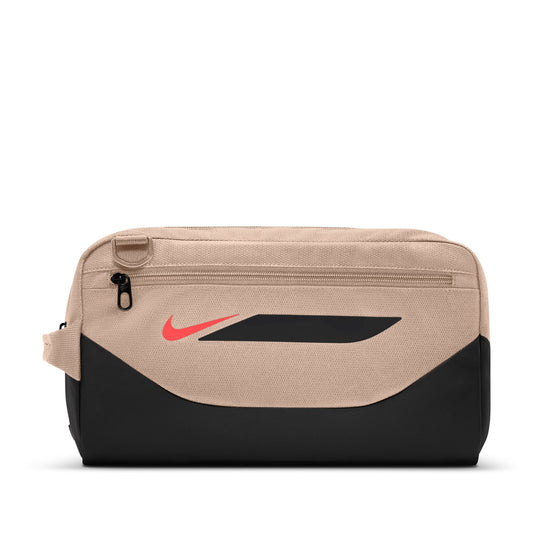 Nike Academy Shoe Bag - Linen/Black/Bright Crimson