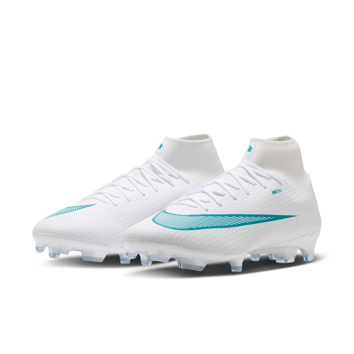 Nike Mercurial Superfly 11 Academy FG/MG Multi-Ground High-Top Soccer Cleats- White/Dusty Cactus