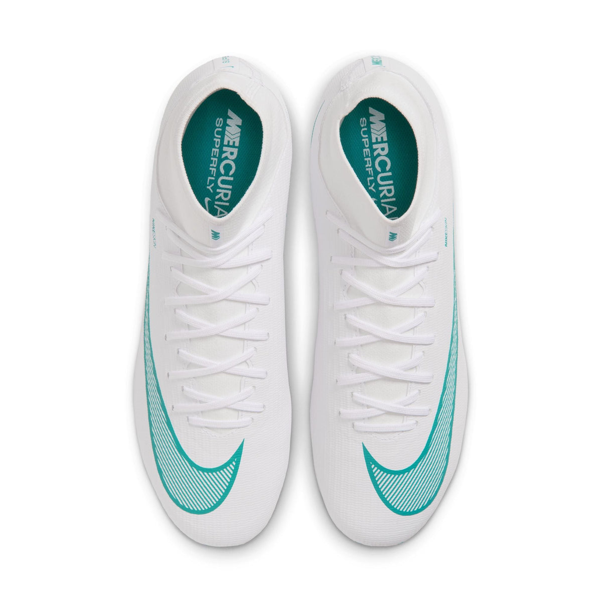 Nike Mercurial Superfly 11 Academy FG/MG Multi-Ground High-Top Soccer Cleats- White/Dusty Cactus