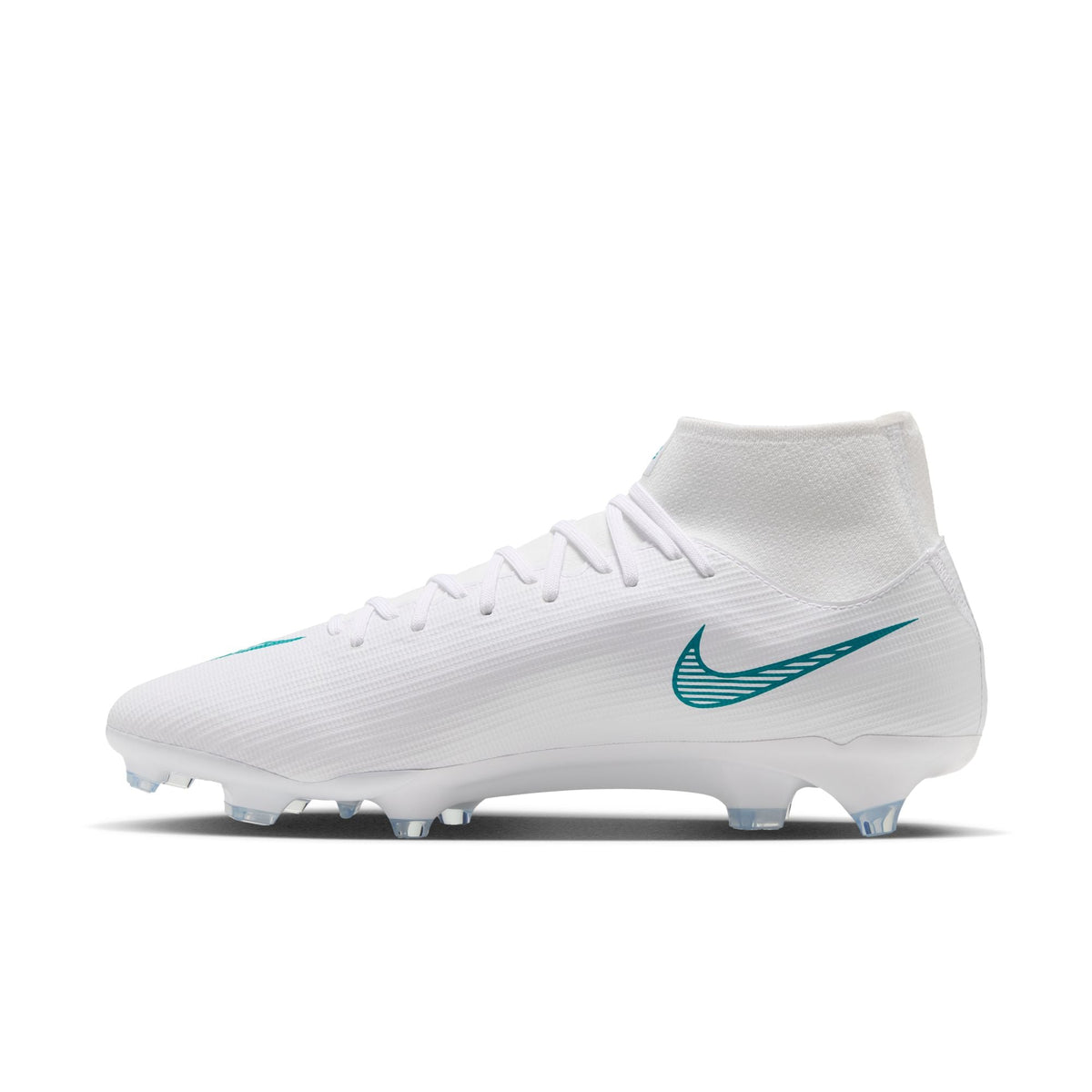 Nike Mercurial Superfly 11 Academy FG/MG Multi-Ground High-Top Soccer Cleats- White/Dusty Cactus