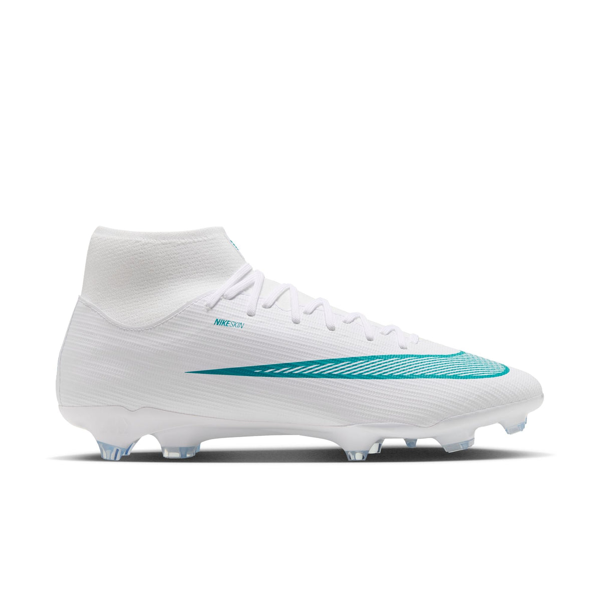 Nike Mercurial Superfly 11 Academy FG/MG Multi-Ground High-Top Soccer Cleats- White/Dusty Cactus