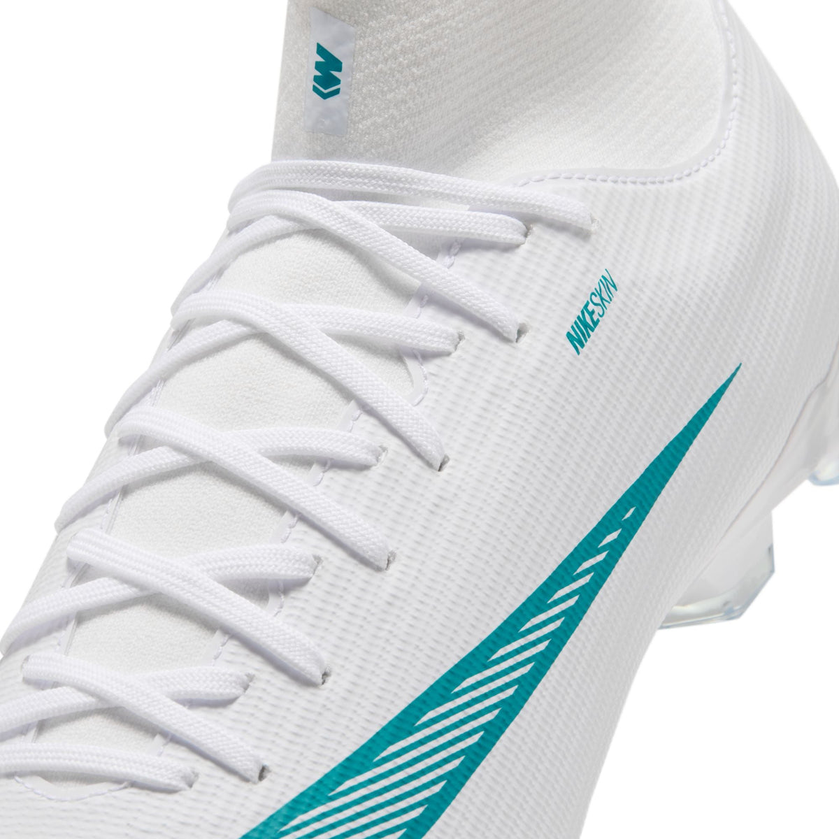 Nike Mercurial Superfly 11 Academy FG/MG Multi-Ground High-Top Soccer Cleats- White/Dusty Cactus
