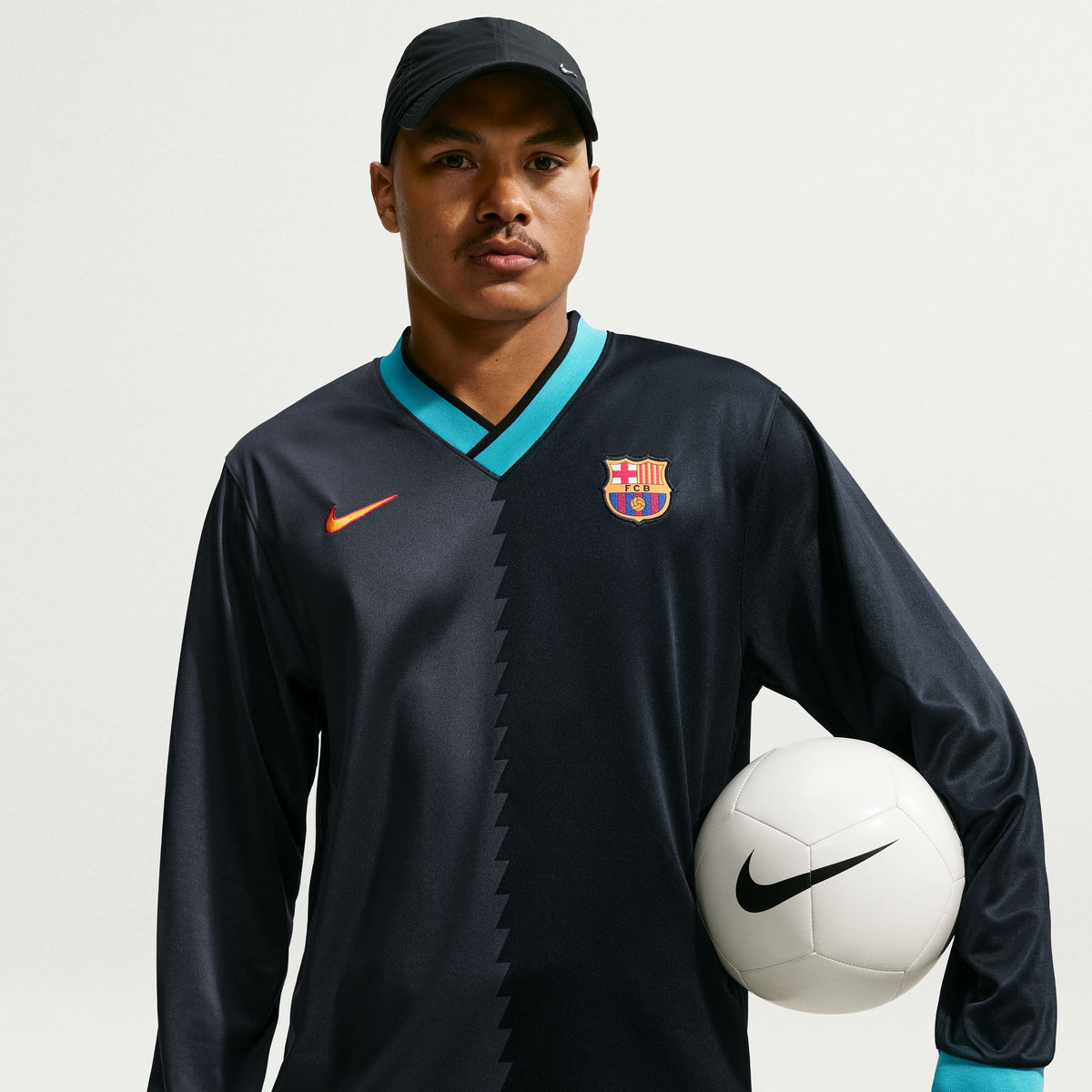 Men's Nike FC Barcelona Energy Long-Sleeve Third Jersey