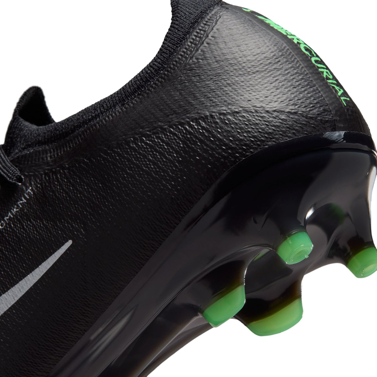 Nike Mercurial Vapor 17 Elite Artificial-Grass Low-Top Soccer Cleats - Black/Illusion Green/Black