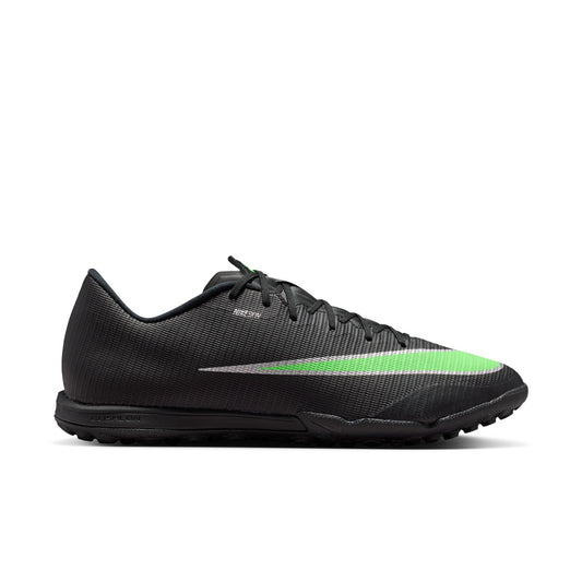 Nike Mercurial Vapor 17 Academy Turf Low-Top Soccer Shoes - Black/Illusion Green/Black