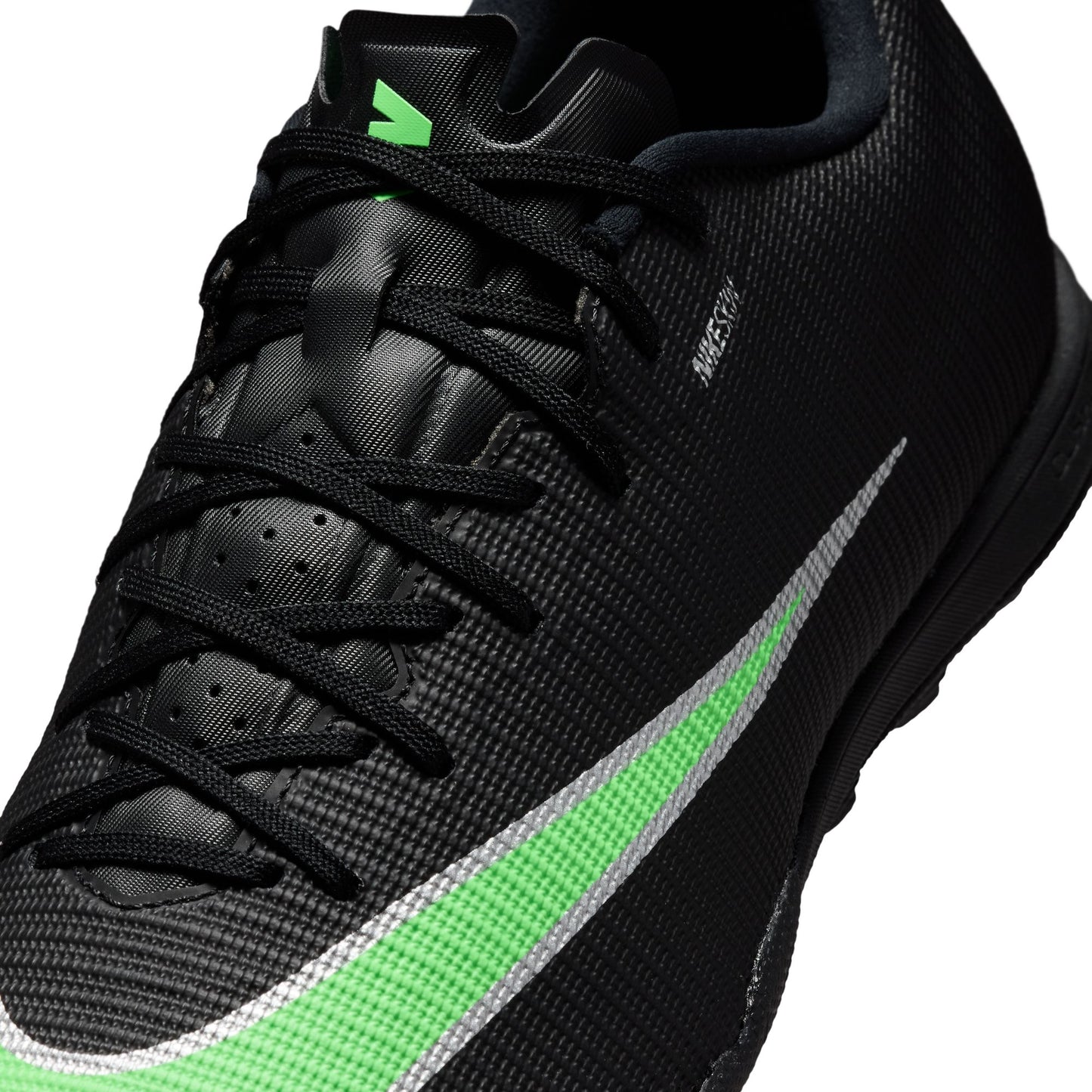 Nike Mercurial Vapor 17 Academy Turf Low-Top Soccer Shoes - Black/Illusion Green/Black