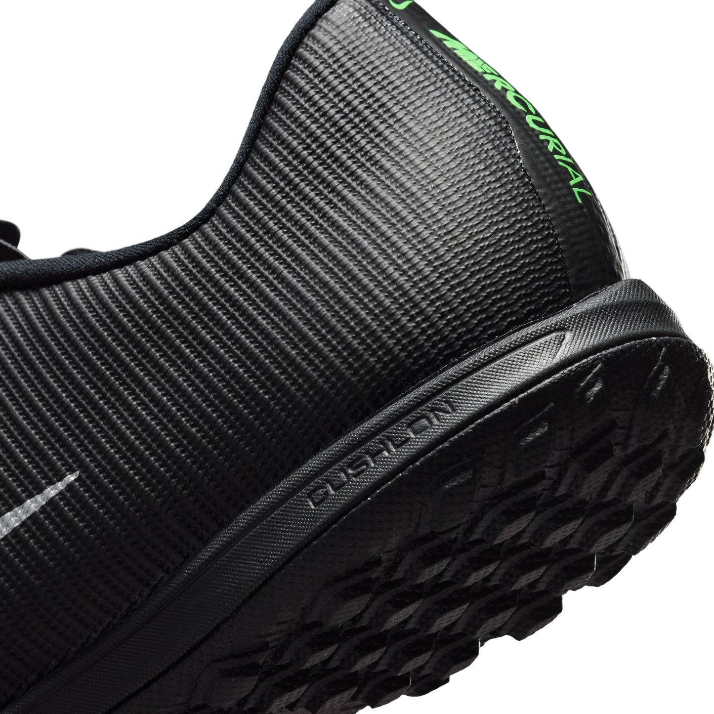 Nike Mercurial Vapor 17 Academy Turf Low-Top Soccer Shoes - Black/Illusion Green/Black